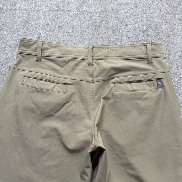 Free Fly Apparel Latitude Pants Men 30 x 30 Beige Performance Stretch Golf DWR - Picture 6 of 16